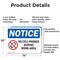 Signmission No Cell Phones During Work Hours, 14 in W x Rectangle, Aluminum OS-2PACK-NS-A-1014-L-14425 - alternate 8